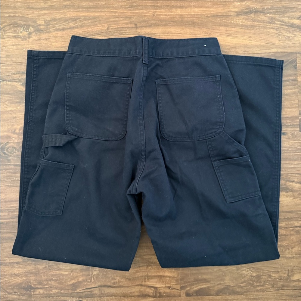 Navy Blue Cargo Pants J Galt Brandy Melville